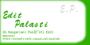 edit palasti business card